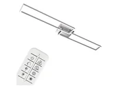 Lampy sufitowe - Briloner Lampa sufitowa LED 3145-018 z pilotem, chrom - miniaturka - grafika 1