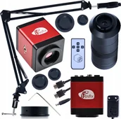 Mikroskopy i lupy - Mikroskop Rosfix MIKROSKOP CYFROWY Z KAMERĄ DRACO PRO HDMI WYSIĘGNIK I OBIEKTYW ZESTAW 3W1 - miniaturka - grafika 1