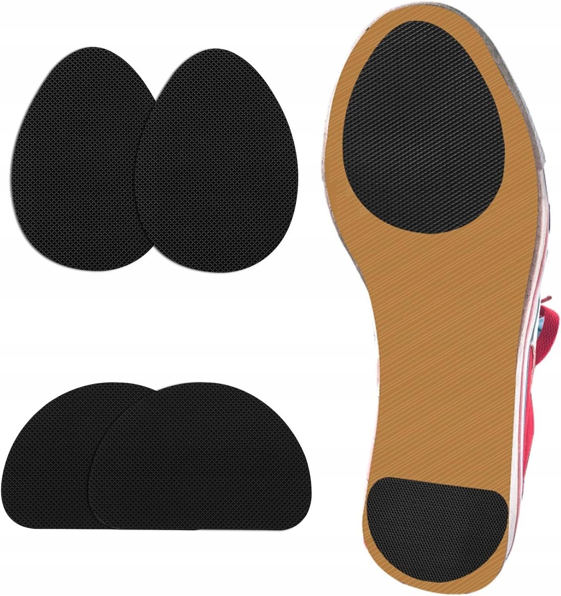 X4 NAKLEJKI NA PODESZWĘ ANTYPOŚLIZGOWE WKŁADKI NAKLEJKI NA PODESZWY BUTÓW