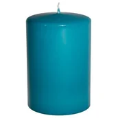 Świece - Świeca klubowa lakier lazurowa 7 x 5,8 cm - miniaturka - grafika 1