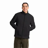Kurtki męskie - Męska bluza polarowa Jack Wolfskin STONE LITE JKT M black - M - miniaturka - grafika 1