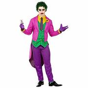 Krawaty i muchy męskie - Widmann 08023 - Kostium Evil Clown, zestaw składający się z koszuly, kamizelki, spodni, krawatu i rękawiczek, wielokolorowy, przebranie dla mężczyzn, na Halloween, karnawał, czeski psychopat, karnawał - miniaturka - grafika 1