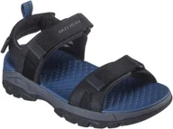 Sandały męskie - Skechers sandały męskie Relaxed Fit: Tresmen Ryer 205112-BLK 41,5 - miniaturka - grafika 1
