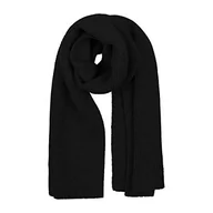 Apaszki i szaliki damskie - SPARKZ COPENHAGEN Damski szalik z dzianiny Kalista, Czarny, Jeden rozmiar - miniaturka - grafika 1