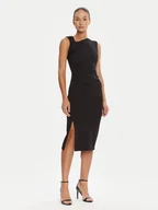 Sukienki - Rinascimento Sukienka koktajlowa CFC0125330003 Czarny Slim Fit - miniaturka - grafika 1