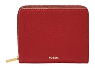 Portfele - Fossil Logan damski portfel podróżny Bi-Fold, czerwony, czerwony, S - miniaturka - grafika 1