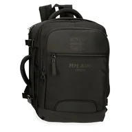 Torby na laptopy - Pepe Jeans Bromley Plecak kabinowy na laptopa 15,6 cala Czarny 25 x 40 x 17 cm Poliester 17L by Joumma Bags, Czarny (Black), Talla única, Plecak kabinowy na laptopa - miniaturka - grafika 1