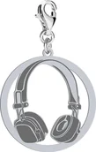 Zawieszki - Radziszewska Jewellery Srebrny Charms Słuchawki - miniaturka - grafika 1