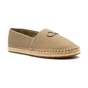 Calvin Klein Espadryle | z dodatkiem skóry - Espadryle damskie - miniaturka - grafika 1