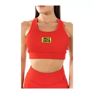 Bielizna sportowa damska - Biustonosz sportowy LABELLAMAFIA SPORTS BRA FLAME RED - miniaturka - grafika 1