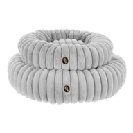 Legowiska dla psów - Luksusowe legowisko dla psa Petstories Cloud Grey Rozmiar M - miniaturka - grafika 1