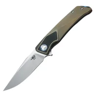 Noże - Nóż składany Bestech Sky Hawk Bronze Titanium/Carbon Fiber, Bead Blasted/Satin CPM S35VN (BT1804D) - miniaturka - grafika 1