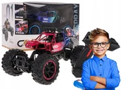 Zabawki zdalnie sterowane - zdalnie sterowany CRAWLER Real Rock dla dzieci ogromne koła - miniaturka - grafika 1