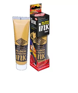 Tusz do linorytu Metallic Złoty 100ml Essdee Premium - Akcesoria rzeźbiarskie - miniaturka - grafika 1