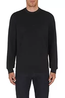 Bluzy męskie - Armani Exchange Męska bluza z logo Embossed & Big on Tone, czarna, bardzo duża, czarny, XL - miniaturka - grafika 1