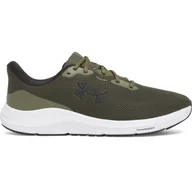 Buty sportowe męskie - Męskie buty do biegania Under Armour UA Charged Pursuit 4 - oliwkowe/khaki - miniaturka - grafika 1