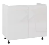 Meble kuchenne - Alba Szafka Dolna Pod Zlewozmywak D2Z-90 Biały Połysk - miniaturka - grafika 1