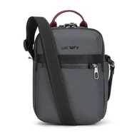 Torby podróżne - Torba miejska męska Pacsafe Metrosafe X Vertical Crossbody Slate - miniaturka - grafika 1