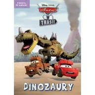 Książki edukacyjne - Dinozaury. 2 serialowe historyjki z naklejkami. Disney Pixar Auta w trasie - miniaturka - grafika 1