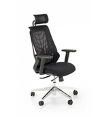 Fotele i krzesła biurowe - GERONIMO fotel gabinetowy czarny - miniaturka - grafika 1