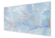 Dekoracje domu - Panel kuchenny HOMEPRINT Błękitny marmur onyksowy 120x60 cm - miniaturka - grafika 1