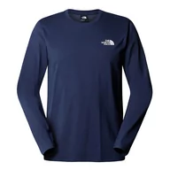 Koszulki sportowe męskie - Koszulka The North Face Simple Dome 0A87QN8K21 - granatowa - miniaturka - grafika 1