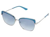 Okulary przeciwsłoneczne - Guess Damskie okulary przeciwsłoneczne Gu7738, niebieskie (Shiny Blue), 56 - miniaturka - grafika 1