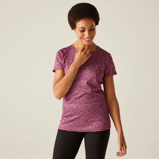 Regatta Damska Koszulka Fingal Edition Różowy, Rozmiar: 38 - Koszulki i topy damskie - miniaturka - grafika 1