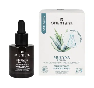 Orientana Mucyna Z Aloesu kojąco-wygładzające serum do twarzy 30 ml - Serum do twarzy Orientana Mucyna Z Aloesu kojąco-wygładzające serum do twarzy 30 ml - Serum do twarzy - miniaturka - grafika 1