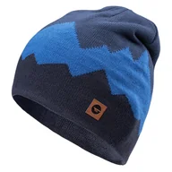 Czapki damskie - Czapka zimowa HI-TEC AGDER 37410-NAVY MOUN – Granatowy - miniaturka - grafika 1