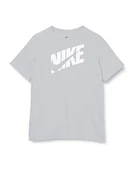 Koszulki i topy damskie - Nike chłopięcy B Nk Hbr+ Perf Top Ss T-shirt Lt Smoke Grey/(White) S - miniaturka - grafika 1