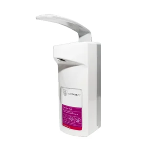 Dozownik naścienny do produktów Medisept 500ml z tworzywa ABS 500 ml - Dozowniki papieru i mydła dla firm - miniaturka - grafika 1