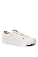 Trampki męskie - Trampki Męskie Skórzane Białe Cross Jeans JJ1R4023C - Zazoo - miniaturka - grafika 1