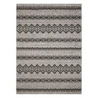 Dywany - DYWAN SZNURKOWY SIZAL FLOORLUX 20510 srebrny / czarny szary 240x330 cm - miniaturka - grafika 1