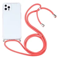 Etui i futerały do telefonów - König Design Etui kompatybilne z Apple iPhone 13 Pro Max Plastikowe etui na telefon komórkowy z łańcuszkiem - Etui na telefon komórkowy Pomarańczowy - miniaturka - grafika 1