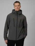 Kurtki męskie - 4F Kurtka przejściowa membrana 8000 męska - szara S - miniaturka - grafika 1