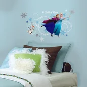 Naklejki na ścianę - Naklejka Dekoracyjna Kraina Lodu Elza Anna Frozen Rmk2738Gm - miniaturka - grafika 1