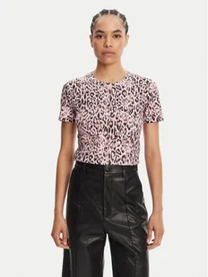 Just Cavalli T-Shirt 78PAHE06 Kolorowy Regular Fit - Koszulki i topy damskie - miniaturka - grafika 1