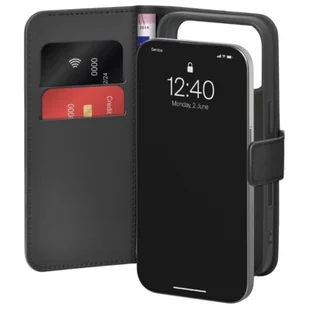 Etui z klapką SBS Wallet Stand do iPhone 17 Pro Max Czarny - Etui i futerały do telefonów - miniaturka - grafika 2