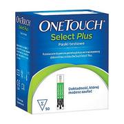 Testy ciążowe i diagnostyczne - OneTouch Select Plus 50 Pasków Testowych - miniaturka - grafika 1