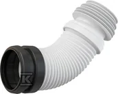 Akcesoria do armatury i ceramiki - Kolano odpływu DN90/110 flexi do WC - miniaturka - grafika 1