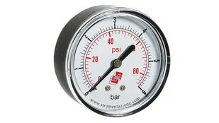 Manometr standardowy z przyłączem tylnym, śr. 40mm, 0-1bar, G1/8, M40A.PL001G18 - Akcesoria pneumatyczne - miniaturka - grafika 1
