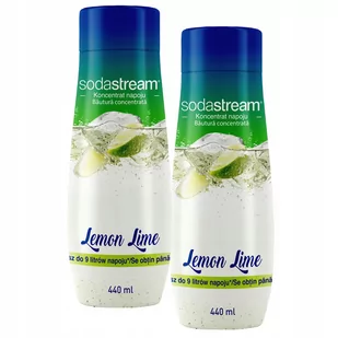 Syrop koncentrat SodaStream Cytryna limonka 2 szt. - Syropy i koncentraty owocowe - miniaturka - grafika 1