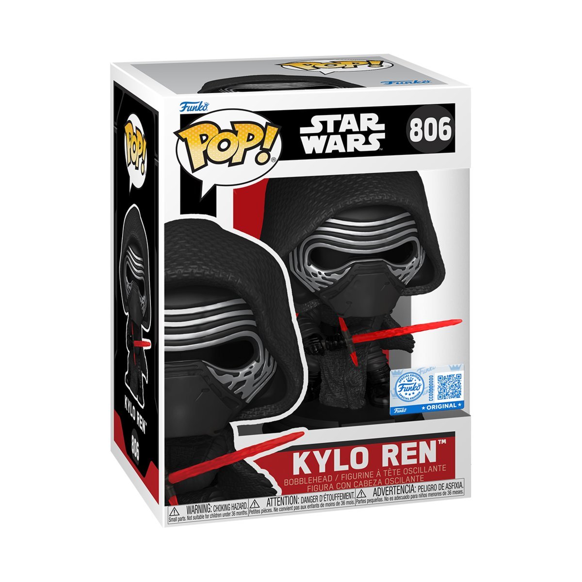 Funko, Funko POP! Exclusive, SCI-FI, Figurka Kolekcjonerska, Star Wars Episode 7, Kylo Ren