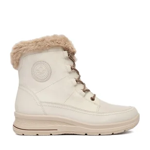 Trzewiki Rieker CEO-L7706-80 Beżowy - Botki damskie - miniaturka - grafika 1