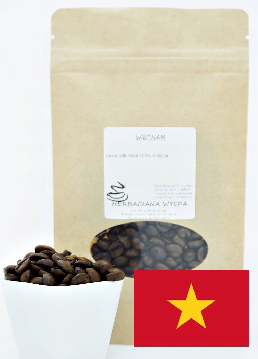 Kawa z Wietnam 500 g ziarnista-mielimy Na Życzenie