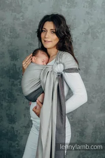 Lennylamb Chusta Kółkowa Cool Grey - Chusty do noszenia dzieci - miniaturka - grafika 1
