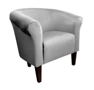 Fotele - ATOS Fotel Milo MG17 nogi 20 venge szary - miniaturka - grafika 1