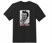 Koszulki męskie - KOSZULKA Z NADRUKIEM MĘSKA ŚMIESZNA T-SHIRT HARRY STYLES PIOSENKARZ r. L 4 - miniaturka - grafika 1