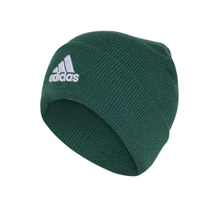 Czapka zimowa ADIDAS LOGO BEANIE CUF IY7831 – Zielony - Czapki damskie - miniaturka - grafika 1